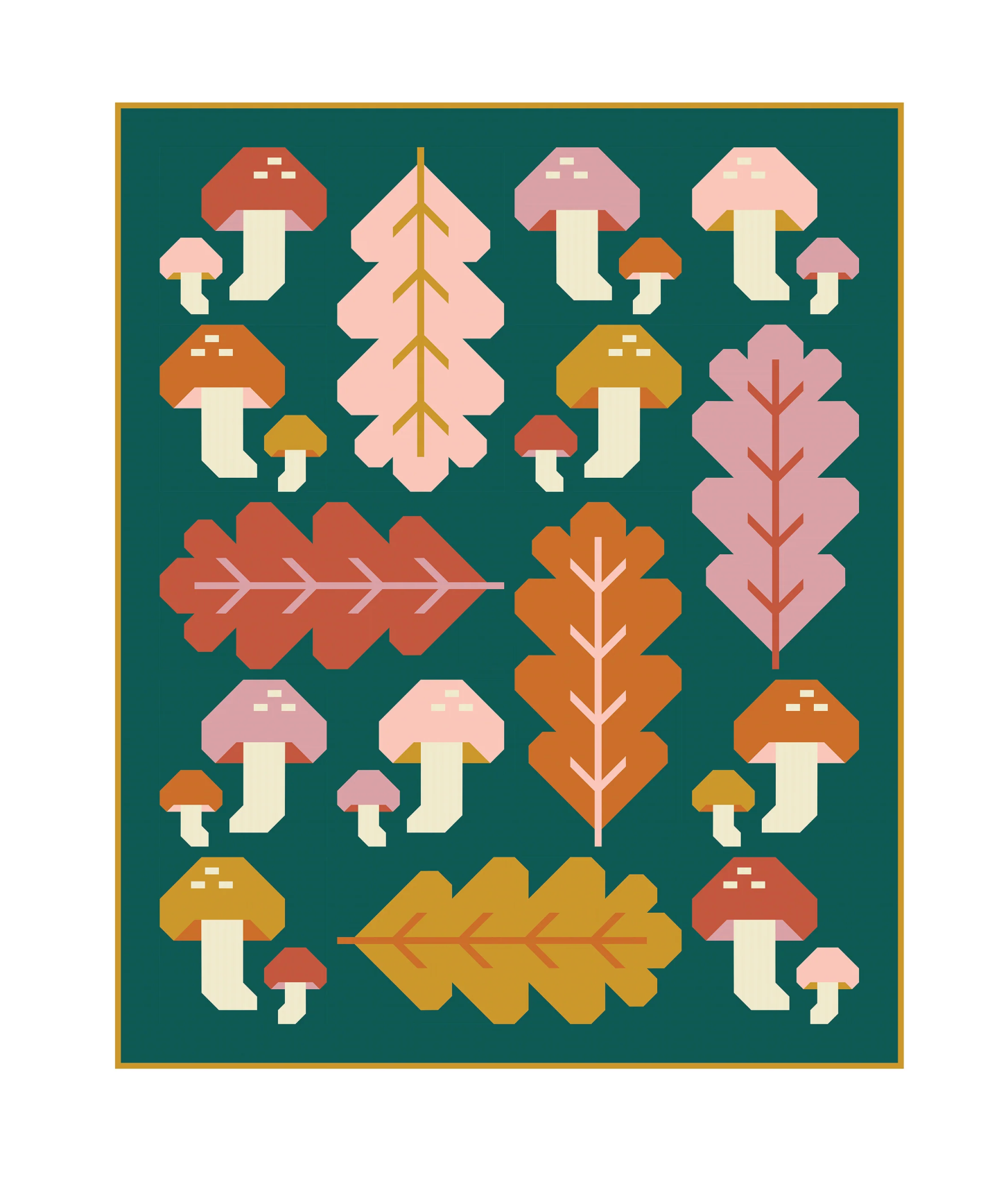 Forest Fungi Quilt Pattern - Pen + Paper Patterns