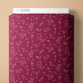 PRE-ORDER - X's and O's in Plum - Touchdowns & Tailwags - Cloud9 Fabric - Quilting Fabric by the Yard