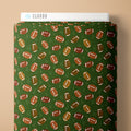 PRE-ORDER - Pass the Pigskin in Green/Brown - Touchdowns & Tailwags - Cloud9 Fabric - Quilting Fabric by the Yard