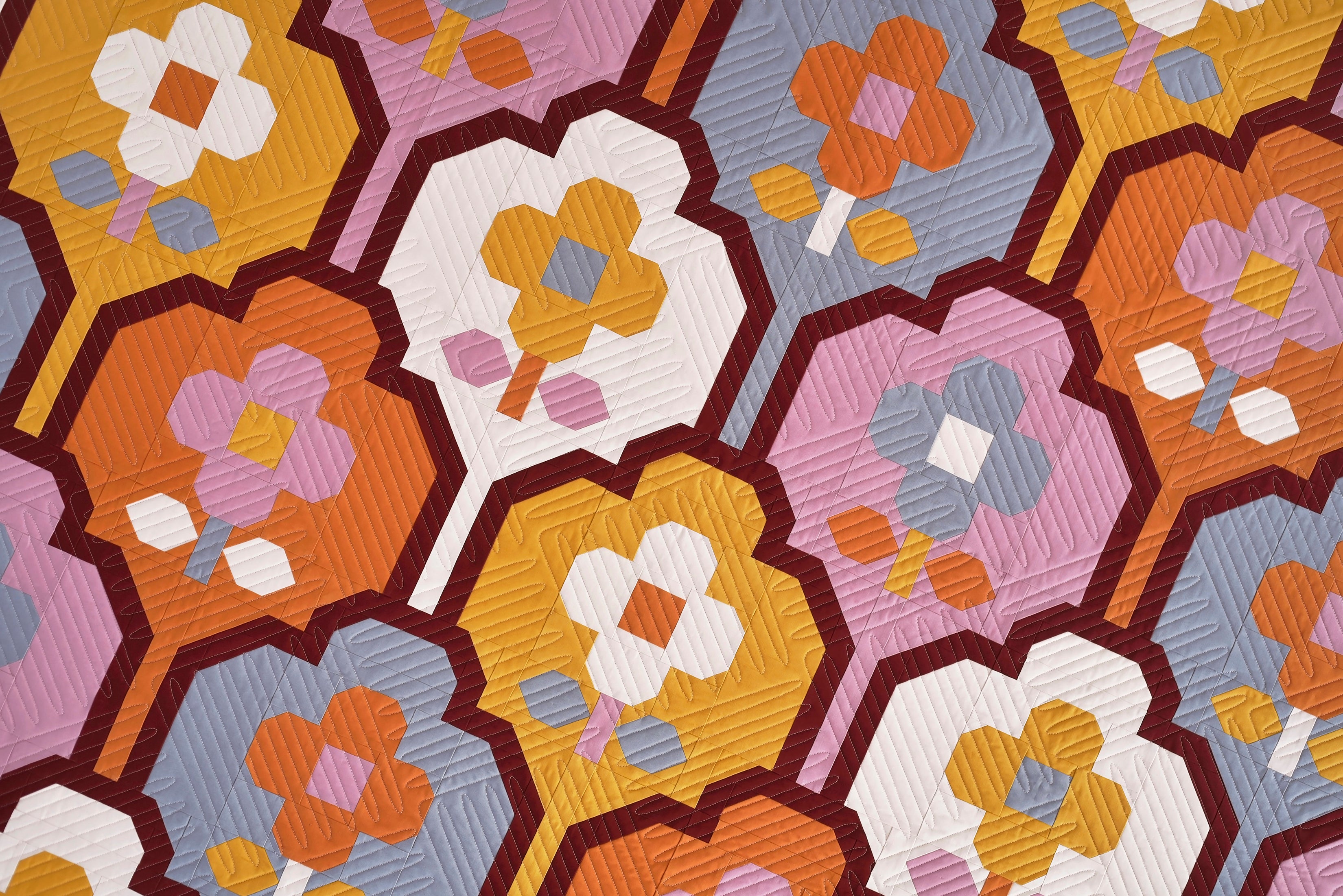 Wallflower Quilt Pattern - Pen + Paper Patterns