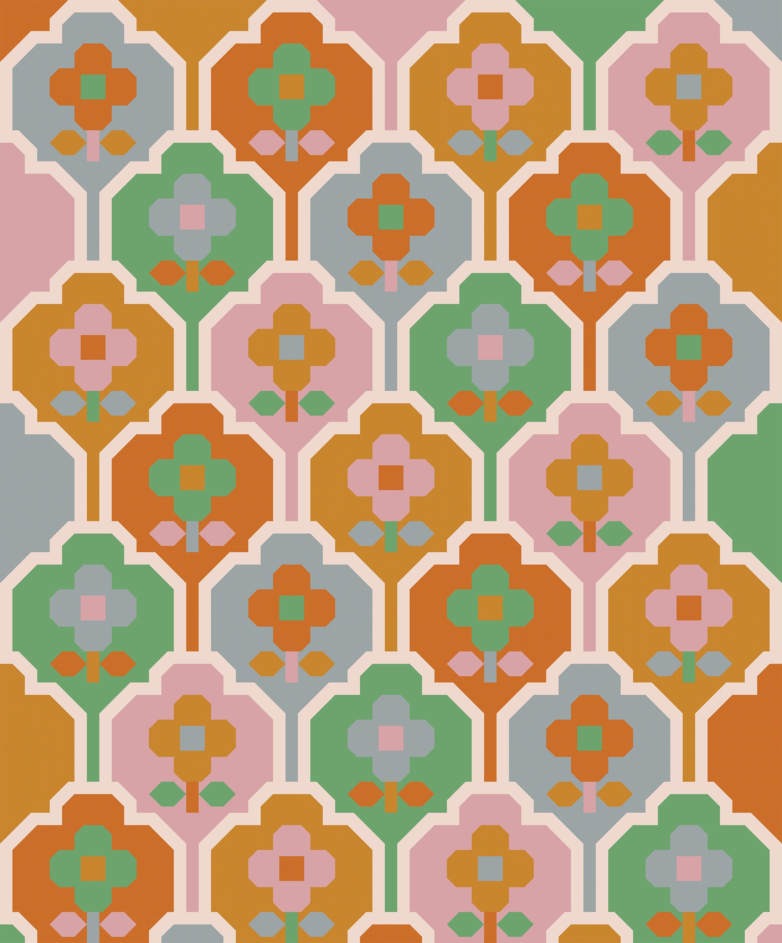 Wallflower Quilt Pattern - Pen + Paper Patterns