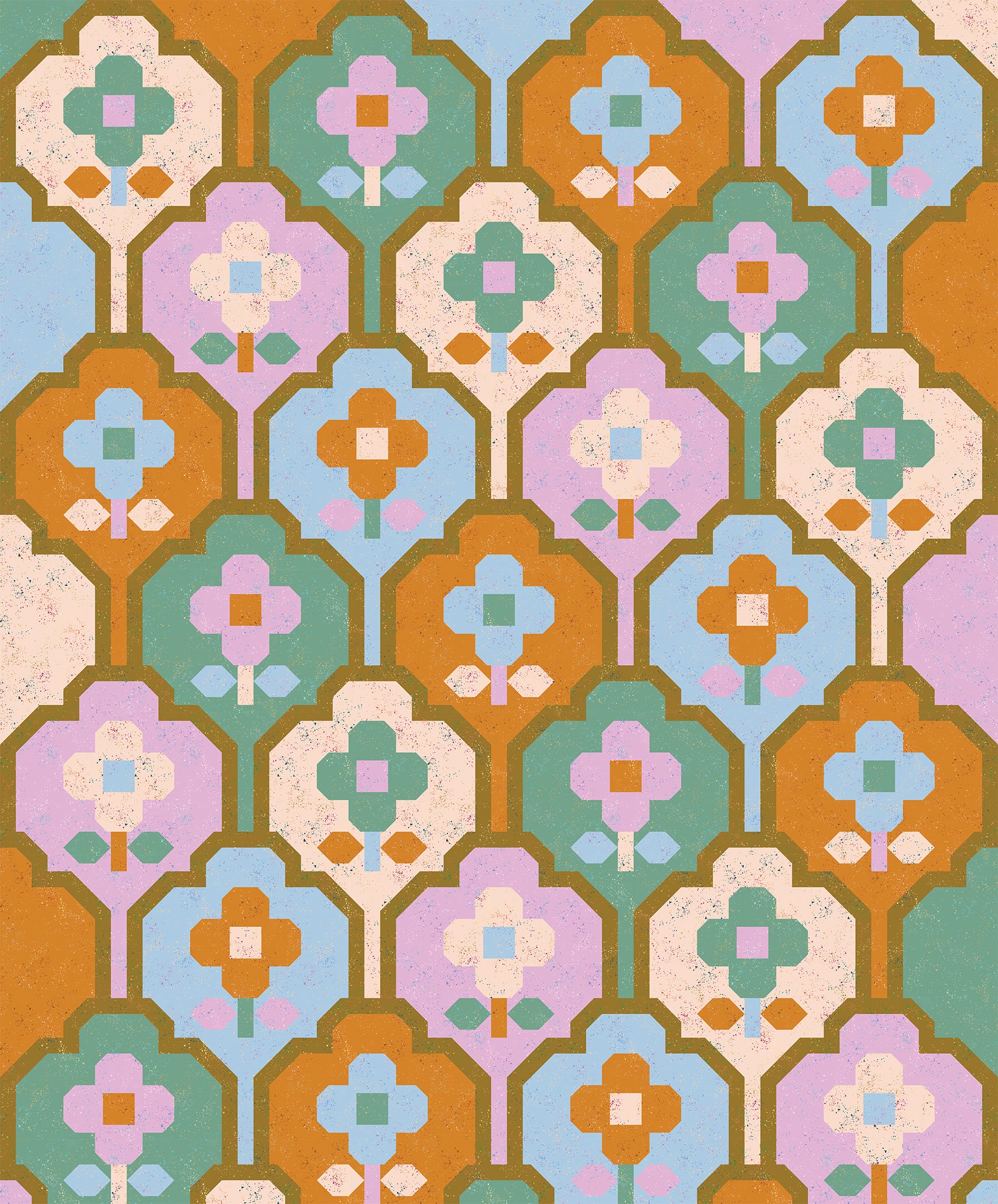 Wallflower Quilt Pattern - Pen + Paper Patterns