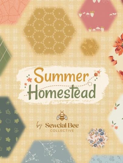 Fat Quarter Bundle - Summer Homestead - Art Gallery Fabric - Sewing fabric bundle variety fabric