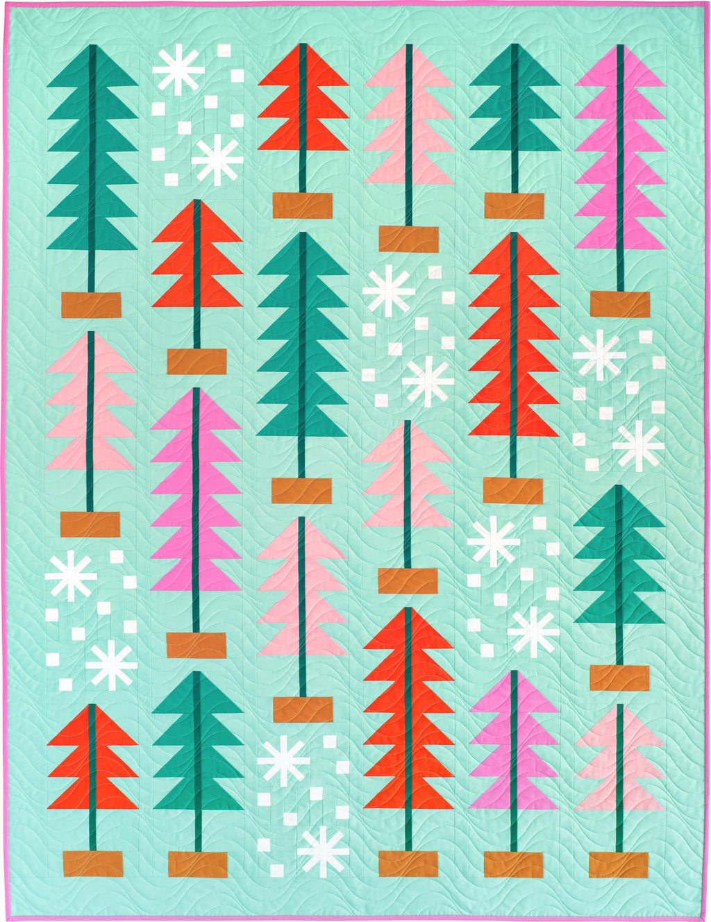NEW RELEASE All Spruced Up Quilt Pattern - Pen + Paper Patterns - Modern Quilt Design - Sewing Pattern - Hobby and crafts