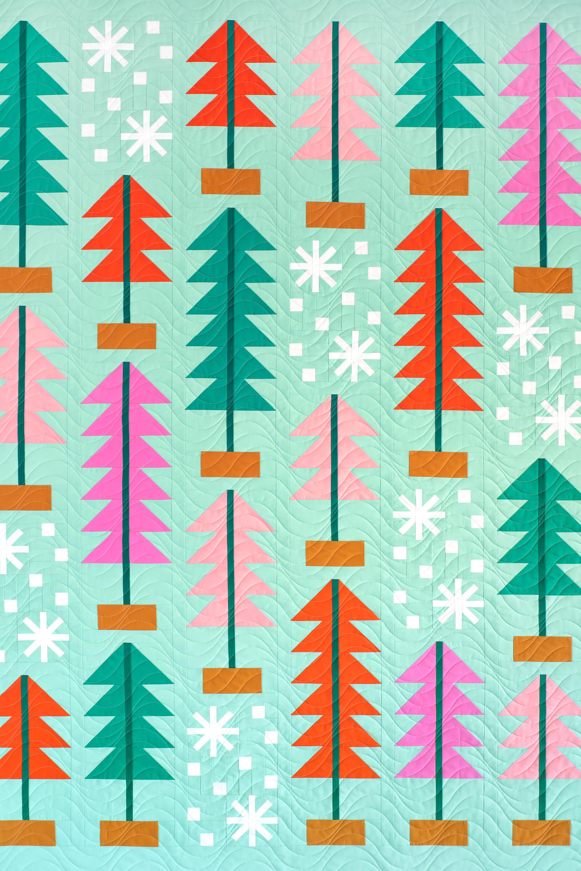 NEW RELEASE All Spruced Up Quilt Pattern - Pen + Paper Patterns - Modern Quilt Design - Sewing Pattern - Hobby and crafts