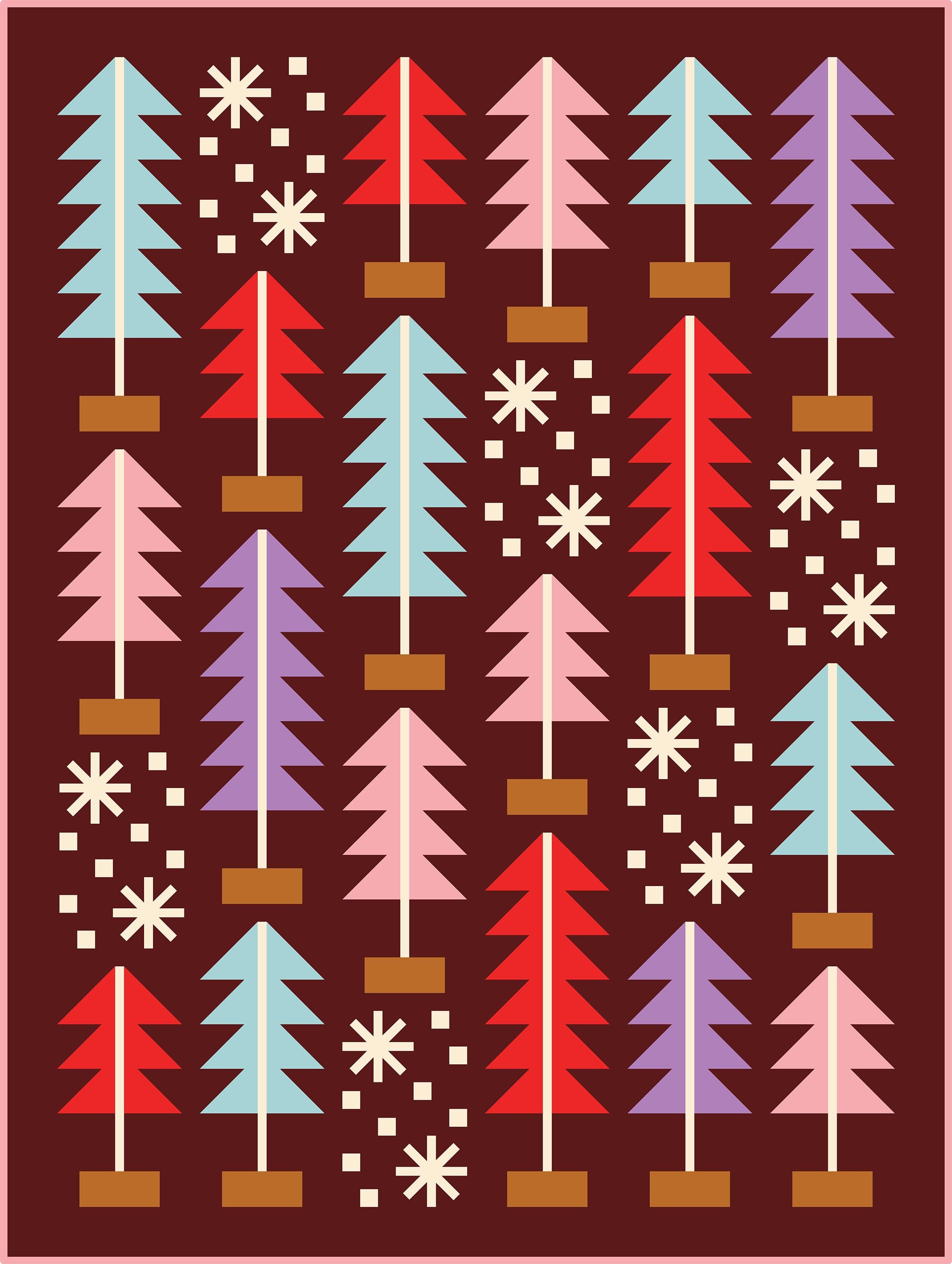 NEW RELEASE All Spruced Up Quilt Pattern - Pen + Paper Patterns - Modern Quilt Design - Sewing Pattern - Hobby and crafts
