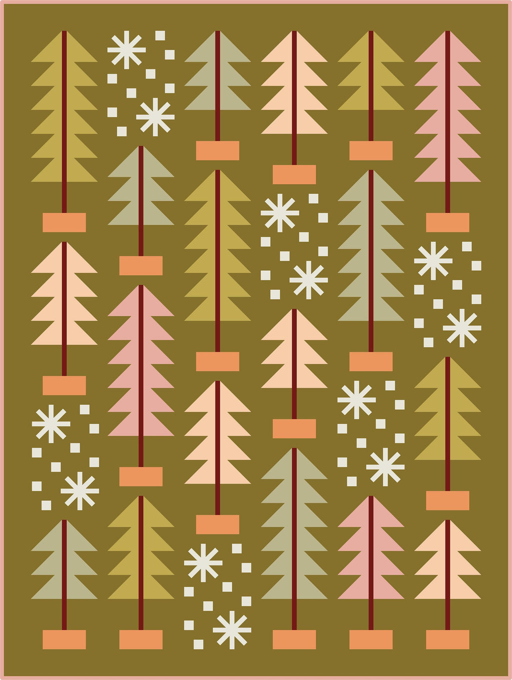 NEW RELEASE All Spruced Up Quilt Pattern - Pen + Paper Patterns - Modern Quilt Design - Sewing Pattern - Hobby and crafts