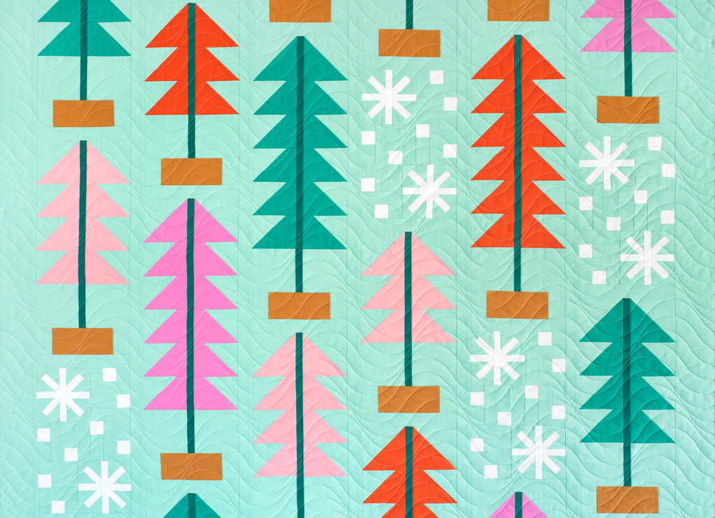 NEW RELEASE All Spruced Up Quilt Pattern - Pen + Paper Patterns - Modern Quilt Design - Sewing Pattern - Hobby and crafts