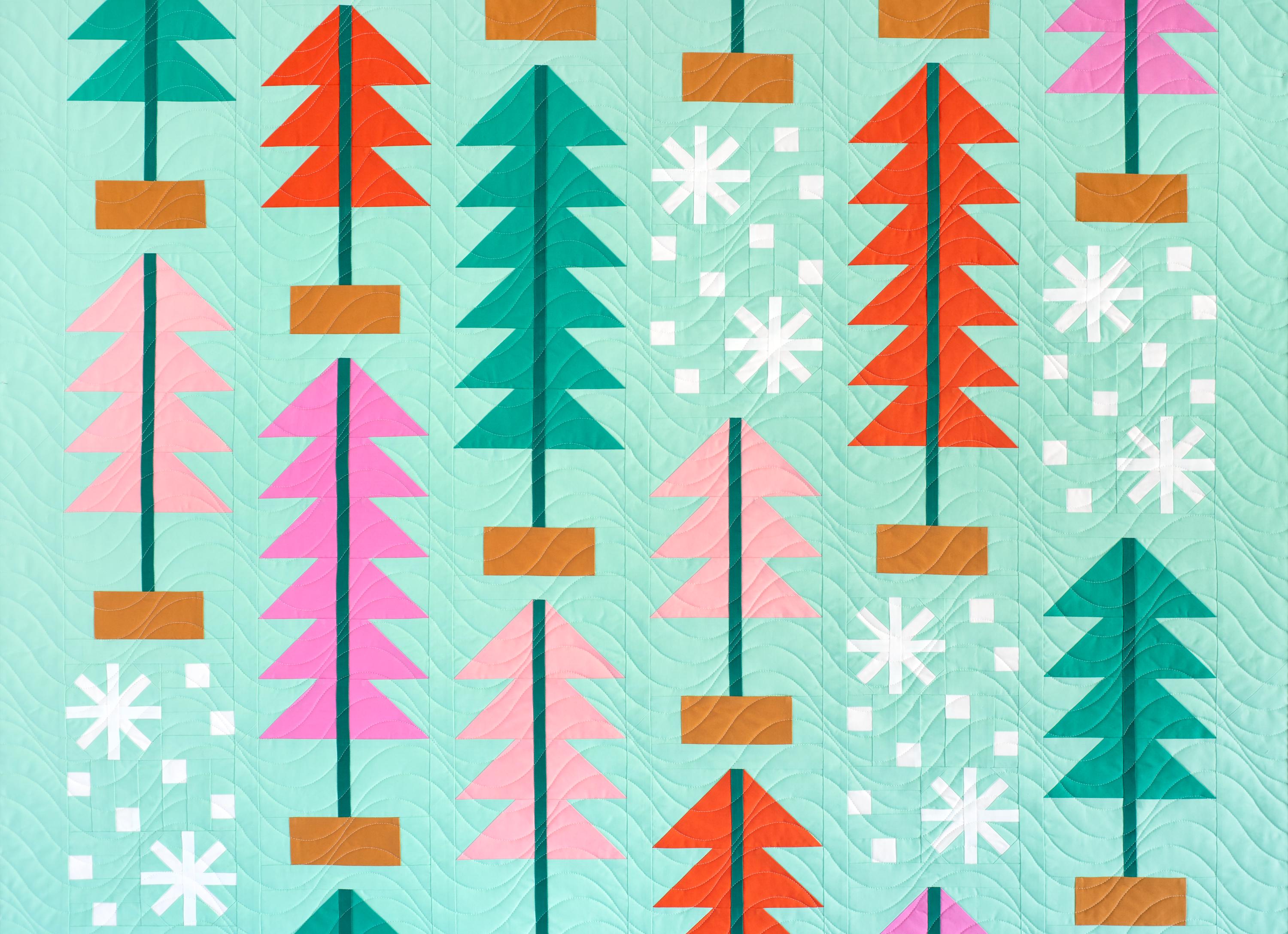 NEW RELEASE All Spruced Up Quilt Pattern - Pen + Paper Patterns - Modern Quilt Design - Sewing Pattern - Hobby and crafts