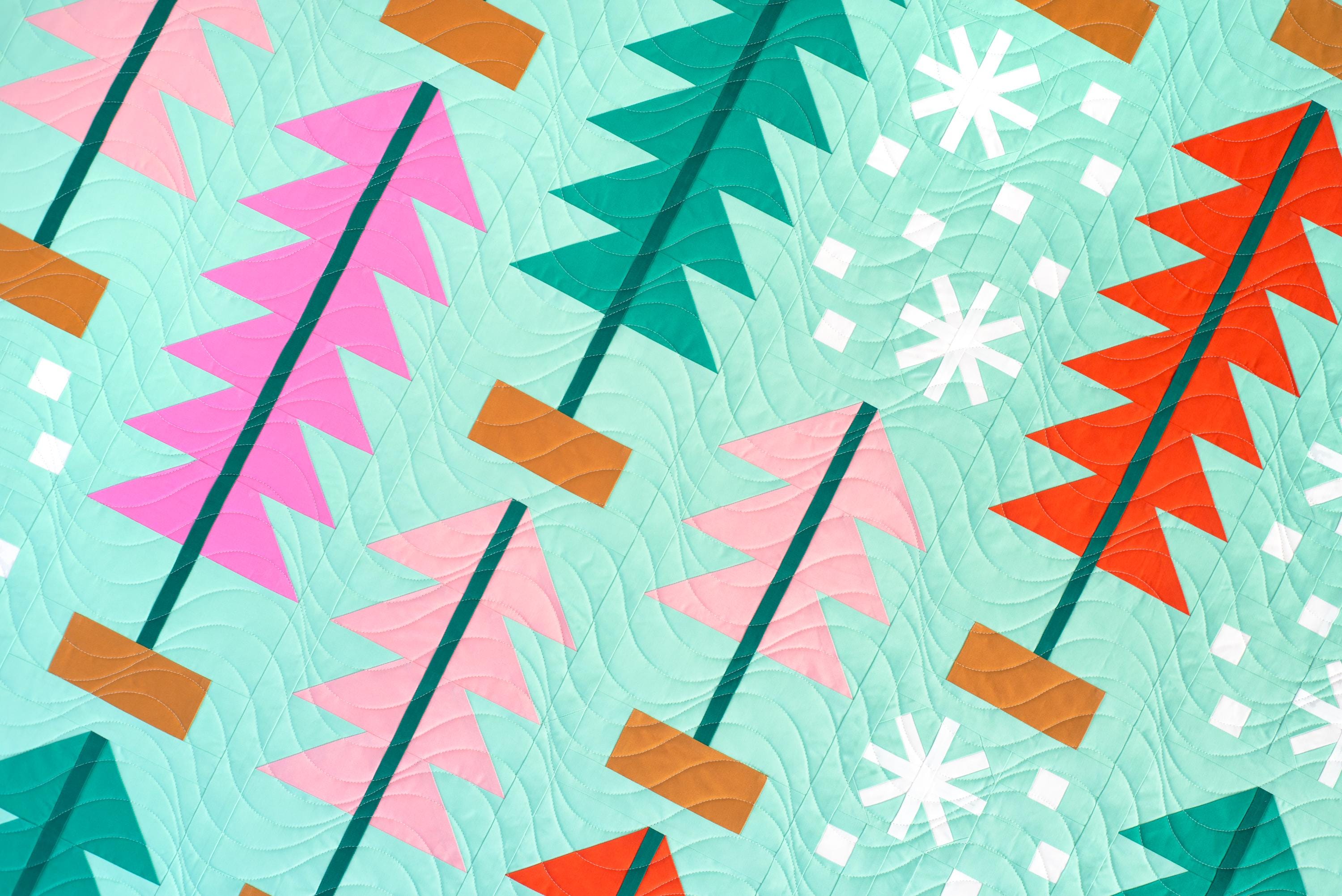 NEW RELEASE All Spruced Up Quilt Pattern - Pen + Paper Patterns - Modern Quilt Design - Sewing Pattern - Hobby and crafts