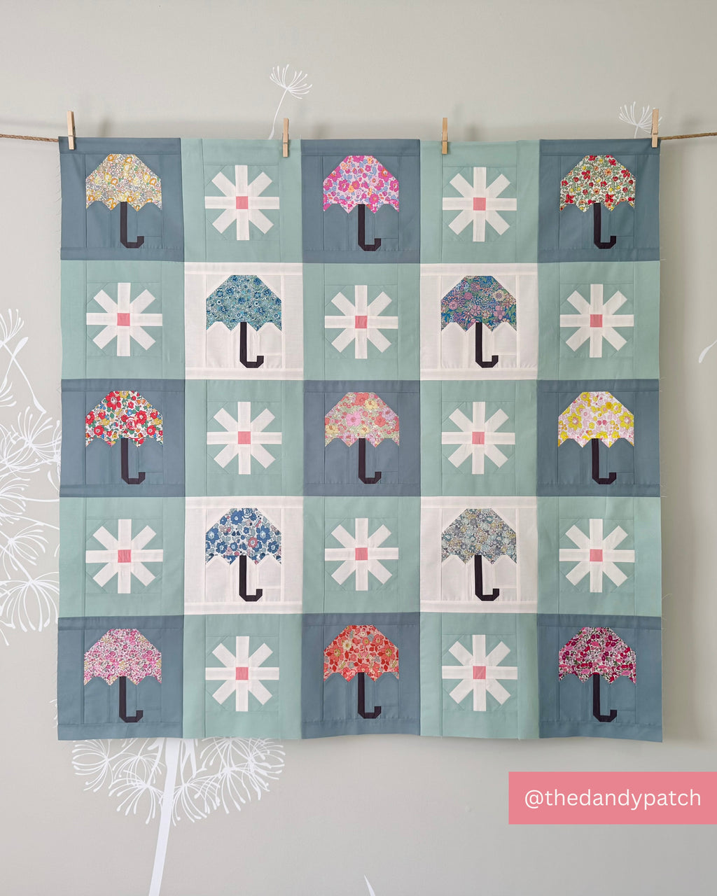 Chance of Rain Quilt Pattern - Pen + Paper Patterns