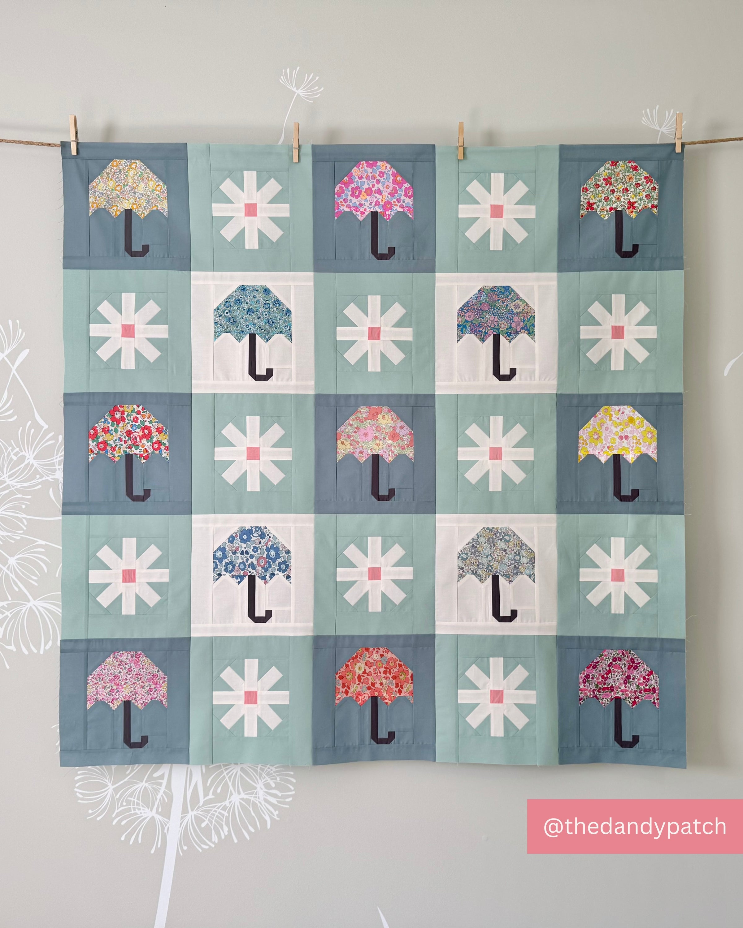 Chance of Rain Quilt Pattern - Pen + Paper Patterns