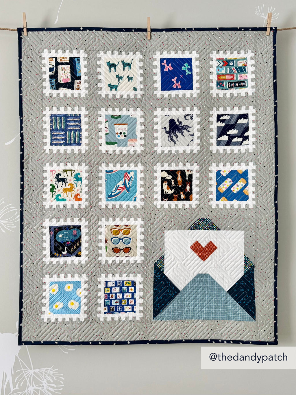 Happy Mail Quilt Pattern - Pen + Paper Patterns